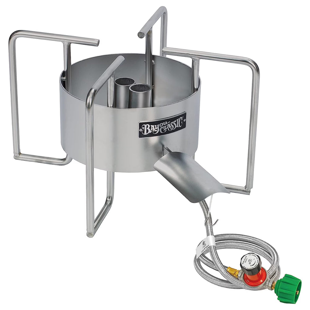 22 Inch Stainless Steel Dual Jet Burner Crawfish Cooker Q2394