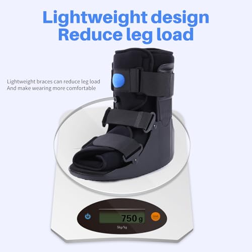 Black Medium Inflatable Walking Boot P158