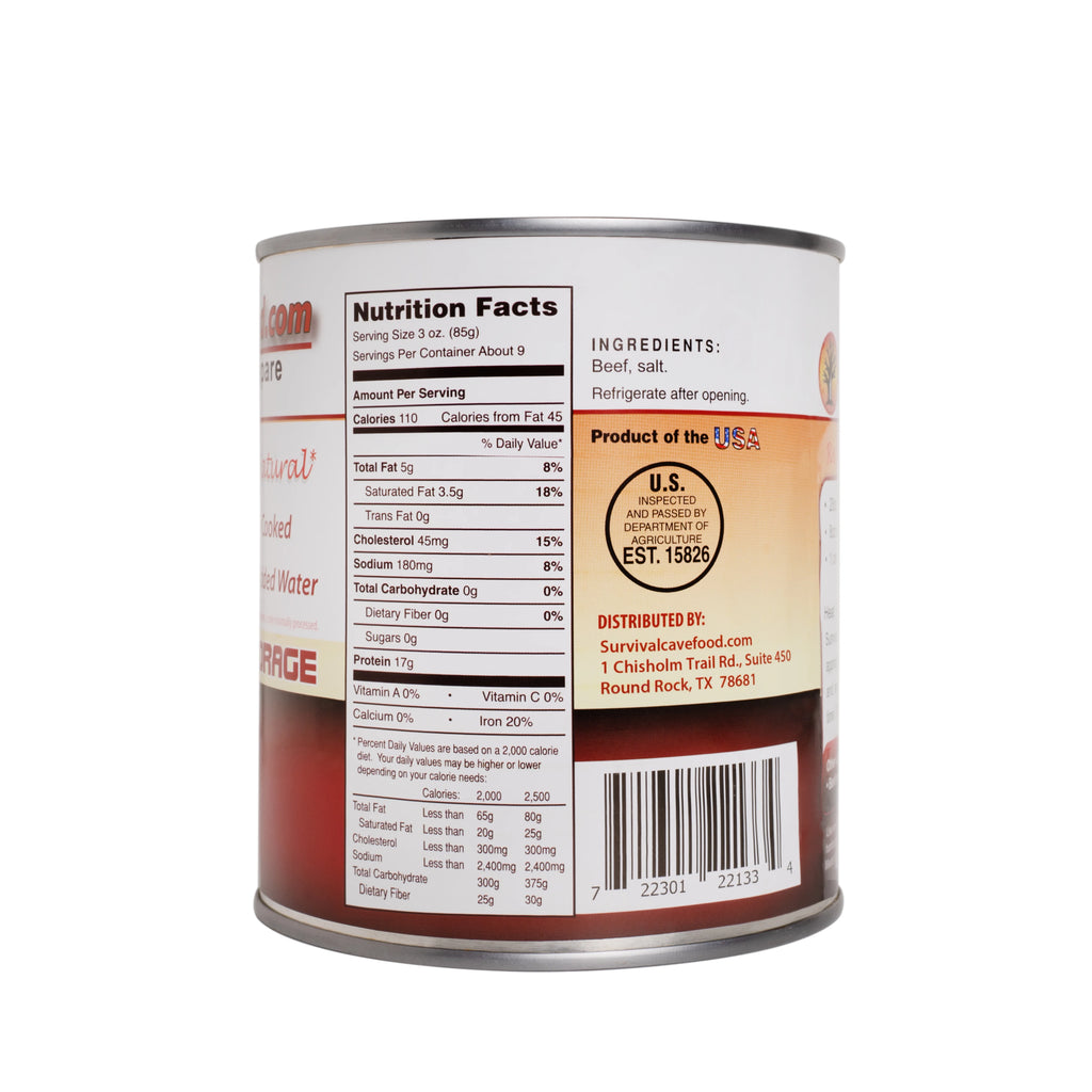 Canned Beef 28 oz 12 cans L87147
