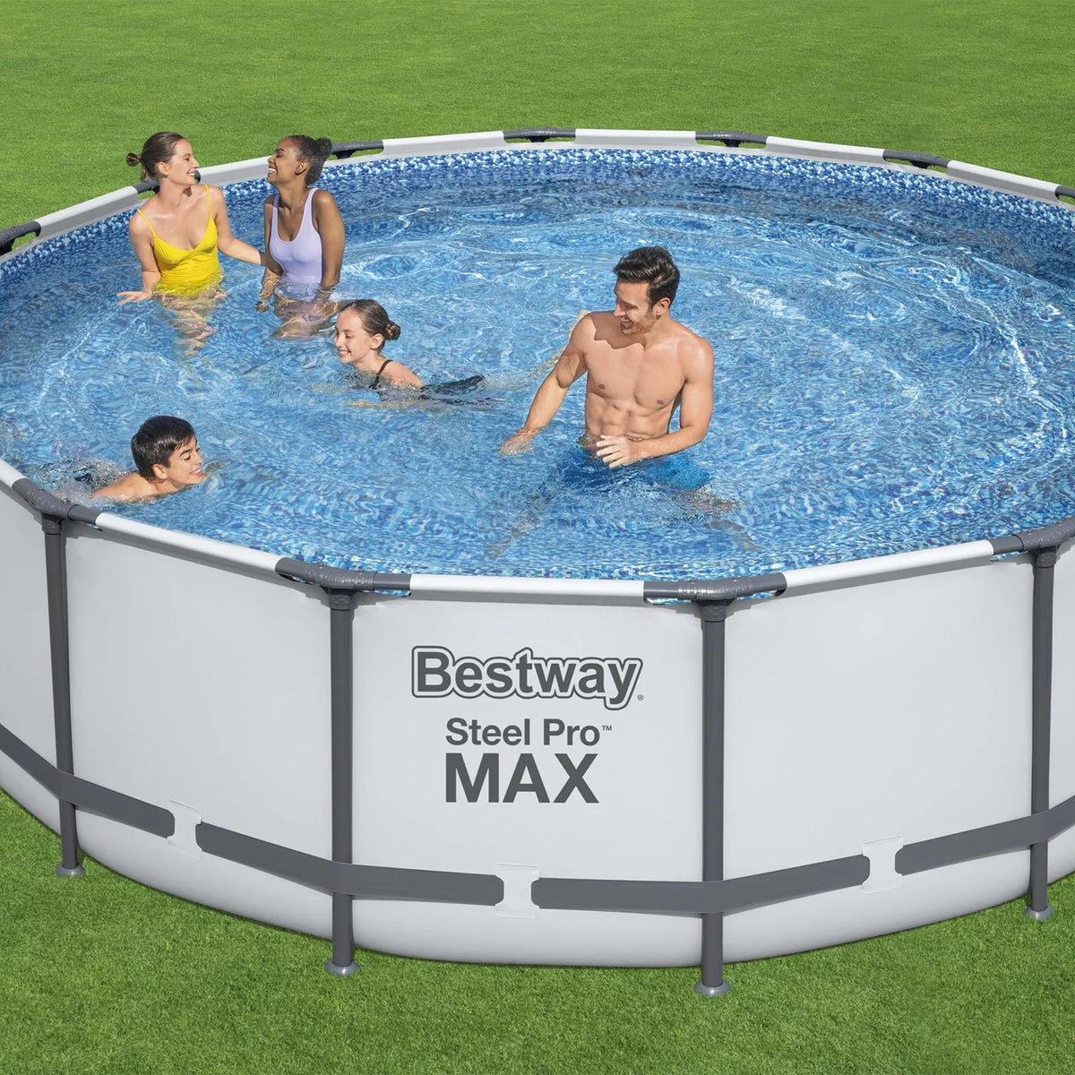 Round Above Ground Swimming Pool Set B80795