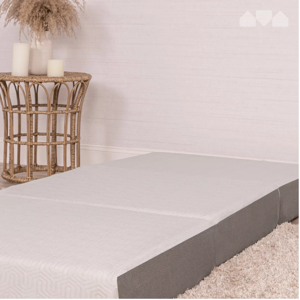 6-Inch Memory Foam Tri Folding Mattress with Removable Cover C2647