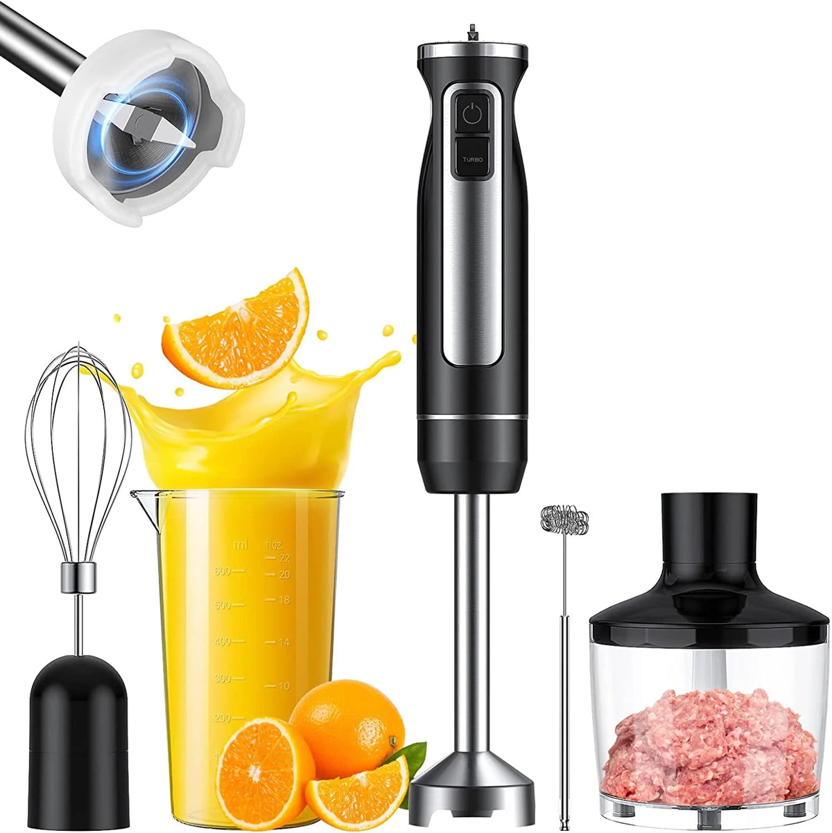 500 Watt 8 Speed Immersion Hand Blender D823