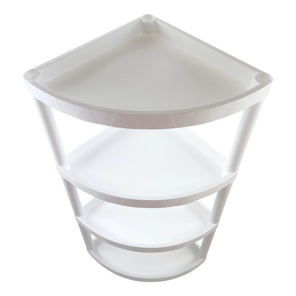4 Tier Plastic Corner Shelf I1598
