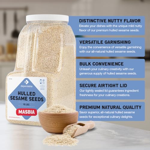 5 LB Raw Unhulled Sesame Seeds D514