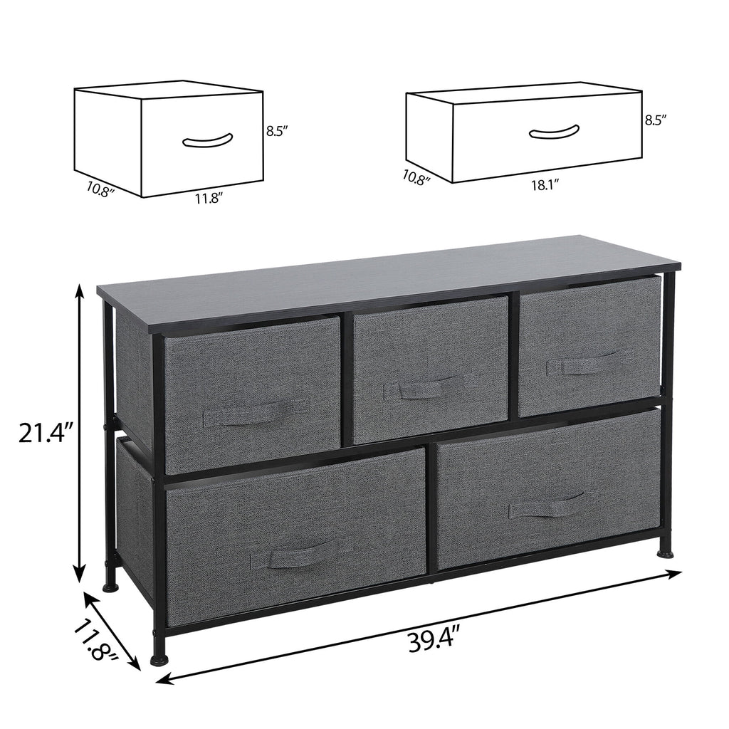 5 Drawer Storage Dresser U377