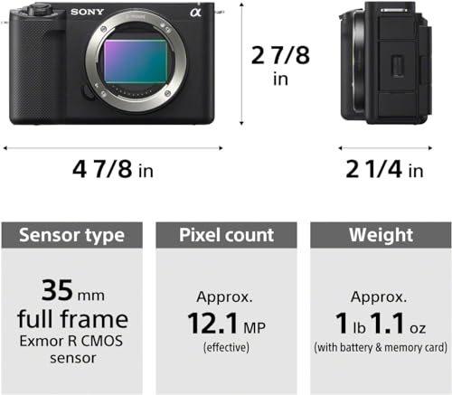 Black Full-frame Mirrorless Camera R597