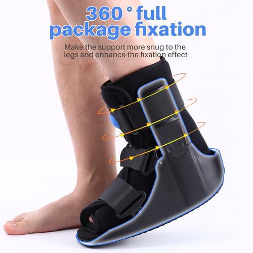 Black Medium Inflatable Walking Boot P158