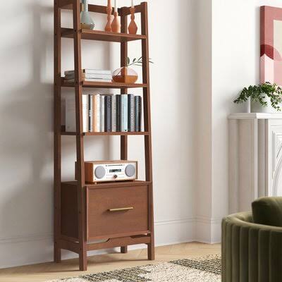 70.2 H Etagere Bookcase Mahogany H212