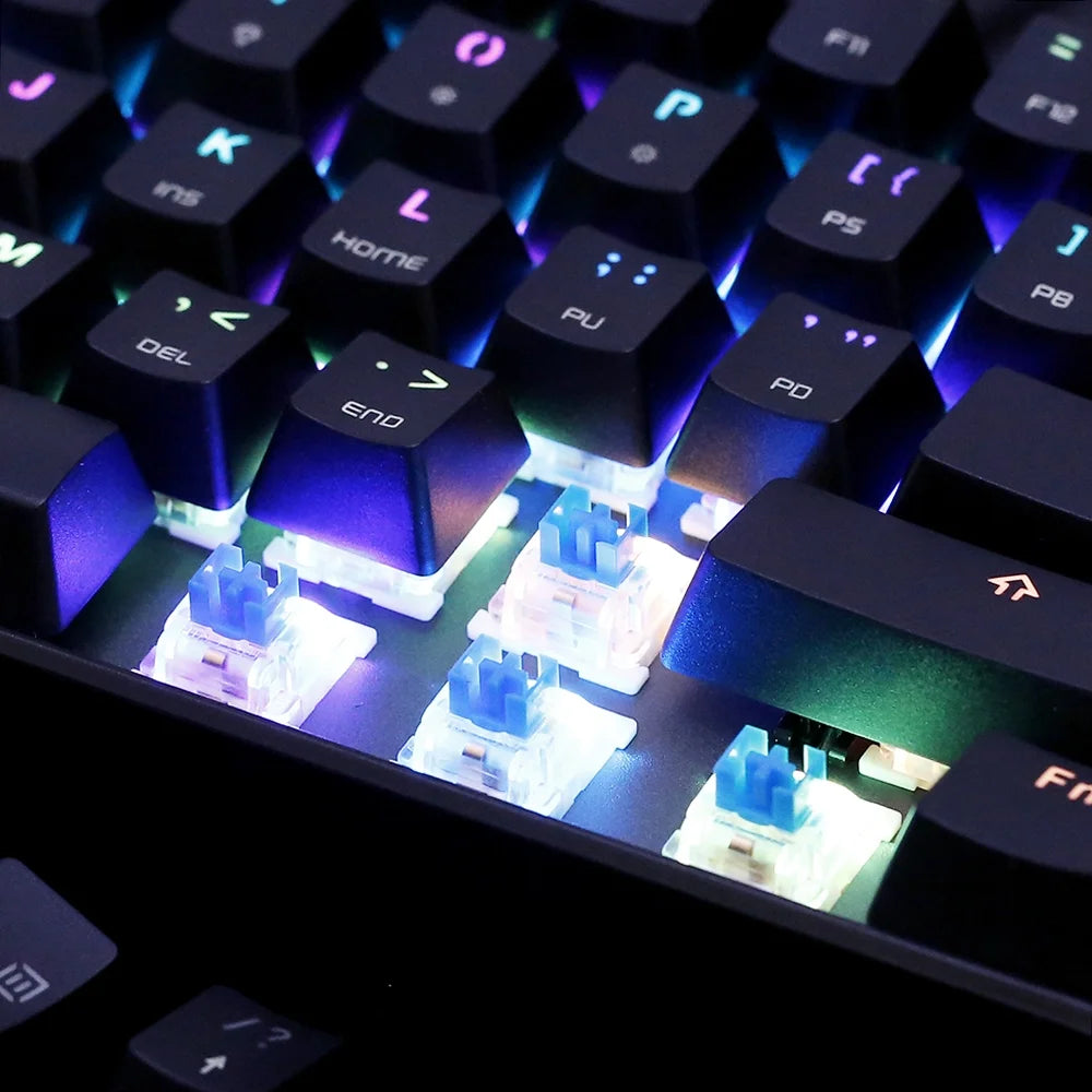 Black 61 Keys RGB Mechanical Gaming Keyboard Q17230