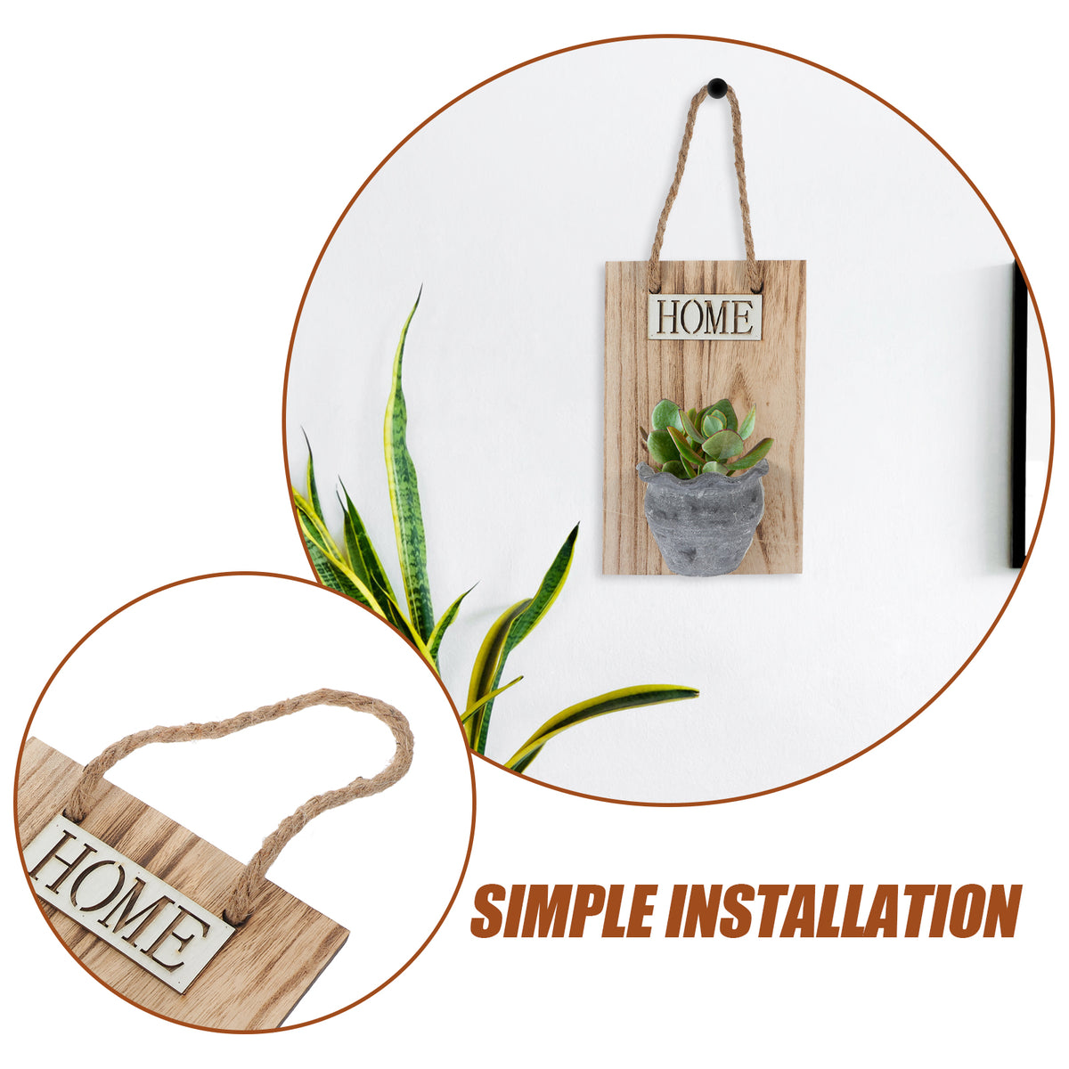 Three-dimensional Flower Pot Wall Hanging Planter Bar H9132
