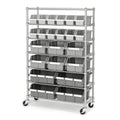 7-Tier Silver Shelving Rack L6914