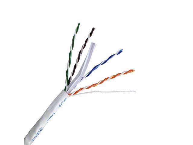 Cat6 Riser CMR 1000ft 23AWG 4 Pair Solid Bare Copper 550MHz UTP H35097