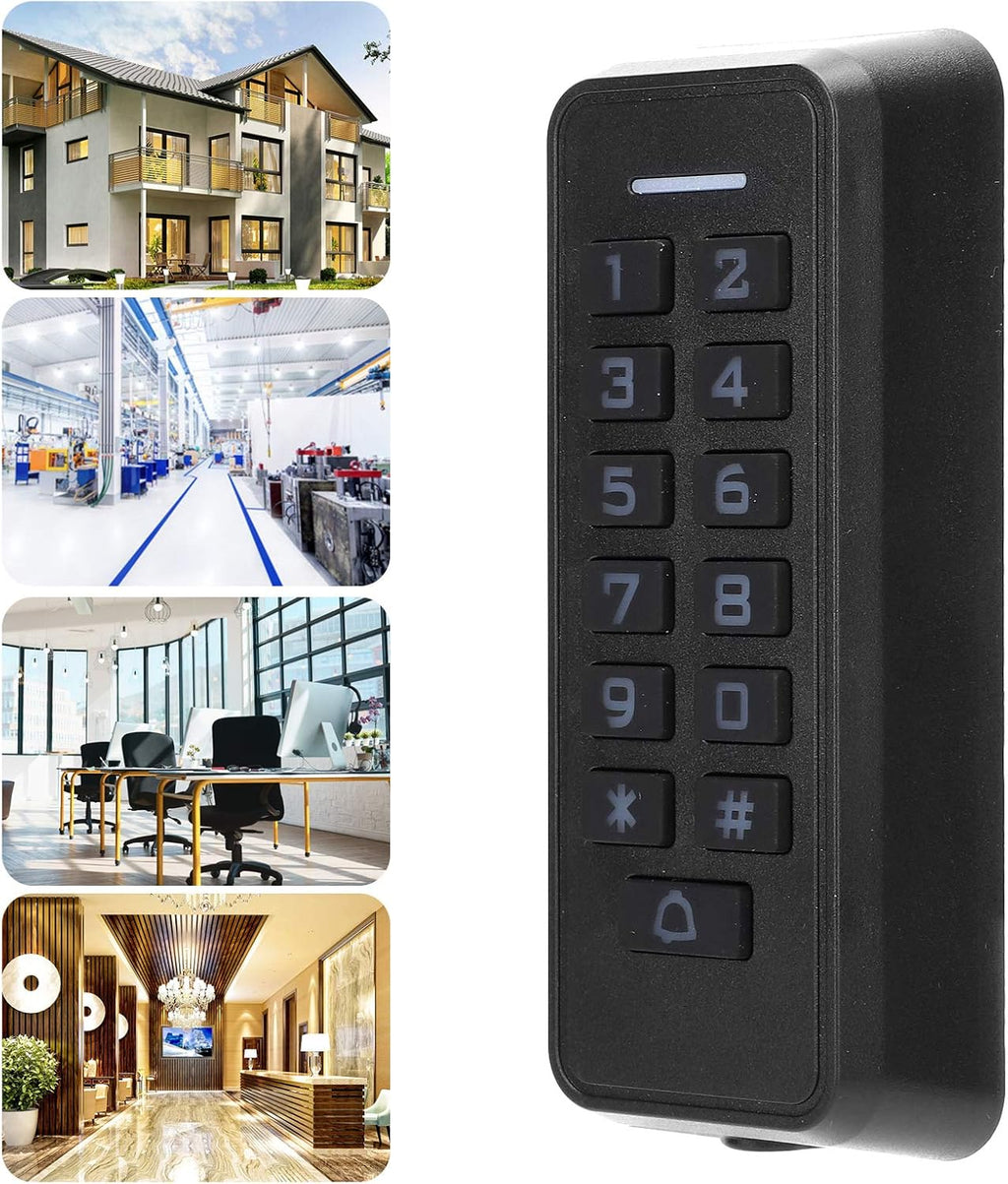 Wireless Access Control Keypad with Backlight, 125KHz RFID Reader, Wiegand26, 10000 Users N969