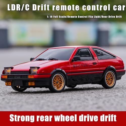 1/18 RC Drift Car 2.4GHz RWD with Gyroscope Blue L70881