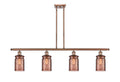 Antique Copper 3 Light Island Light B5549