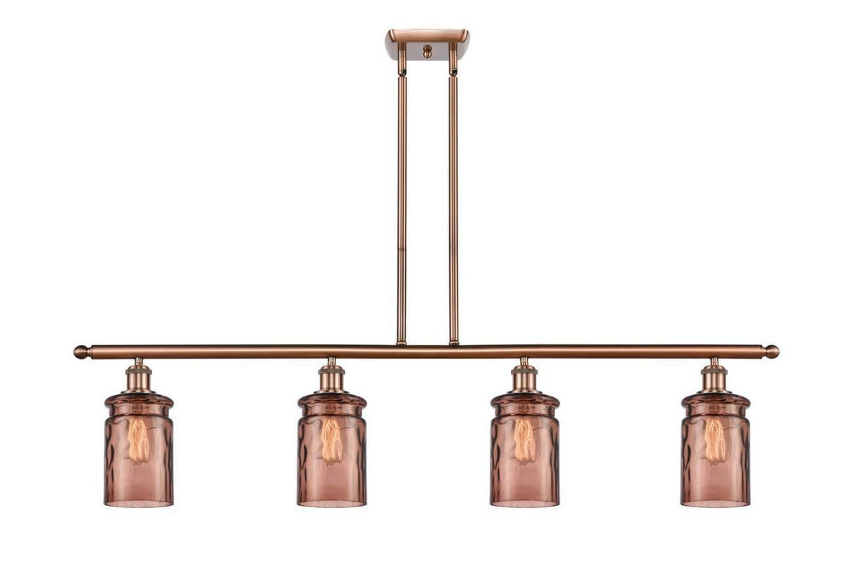 Antique Copper 3 Light Island Light B5549