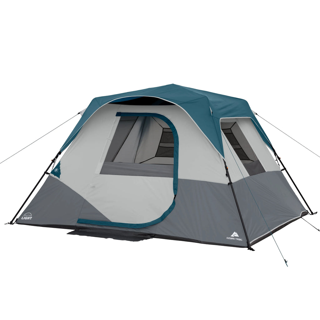 6-Person Instant Cabin Tent with LED Light Q566