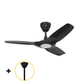 Black Ceiling Fan with Downrod H994111