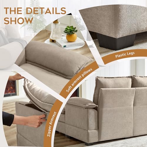 Green Convertible Sectional Sofa F701