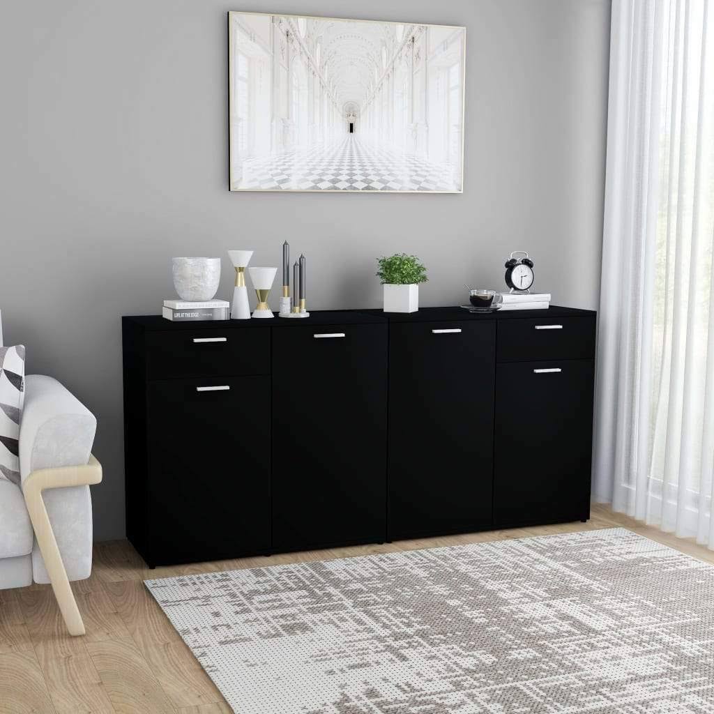 Sideboard Black Chipboard B865821