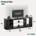 Black Marble TV Stand up to 65 inch V8561