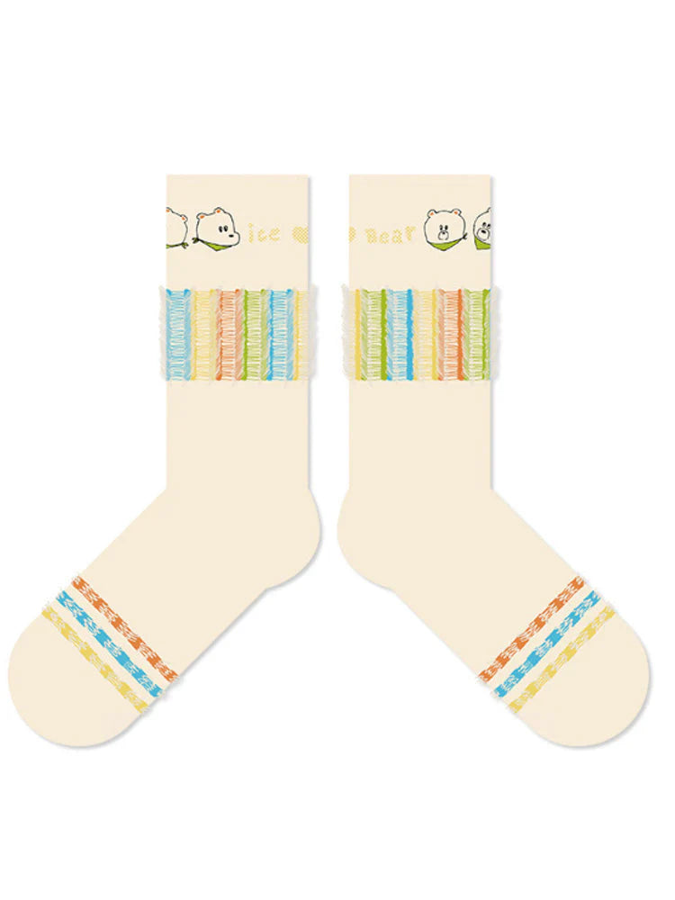 Cute Cartoon Bear Socks G318