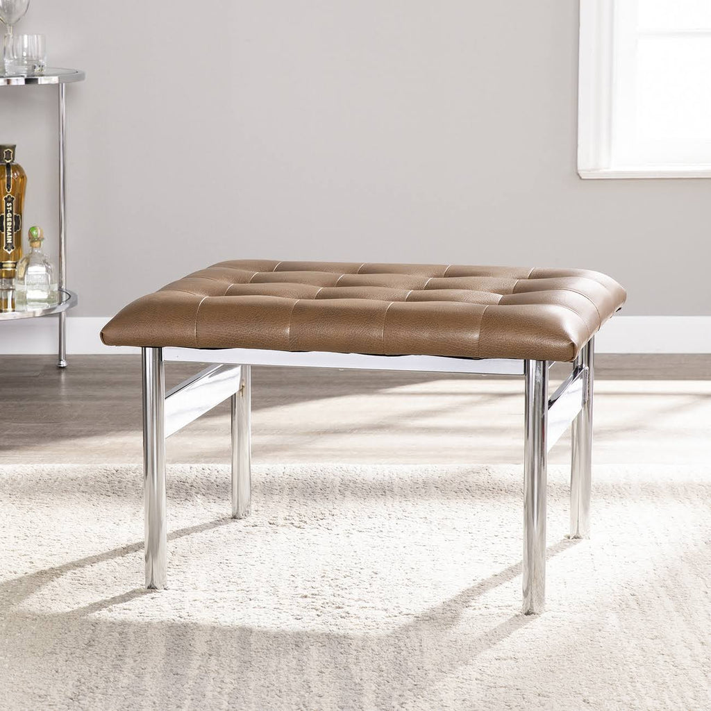 Caramel Silver Bench R360937