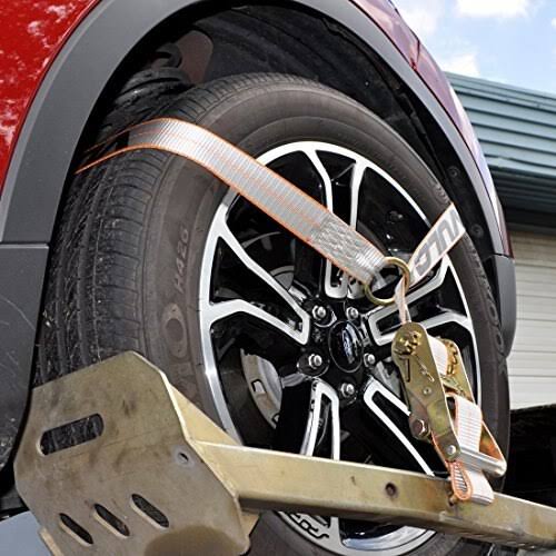 2 inch x 96 inch Car Tie Down with Snap Hooks, 4 Pack N86735