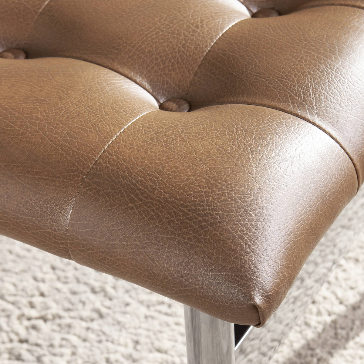 Caramel Silver Bench R360937