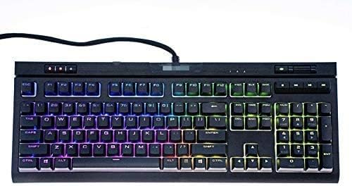 Pbt Double-Shot Keycaps Full 104 -Keyset for Mechanical Keyboards - Black L887123