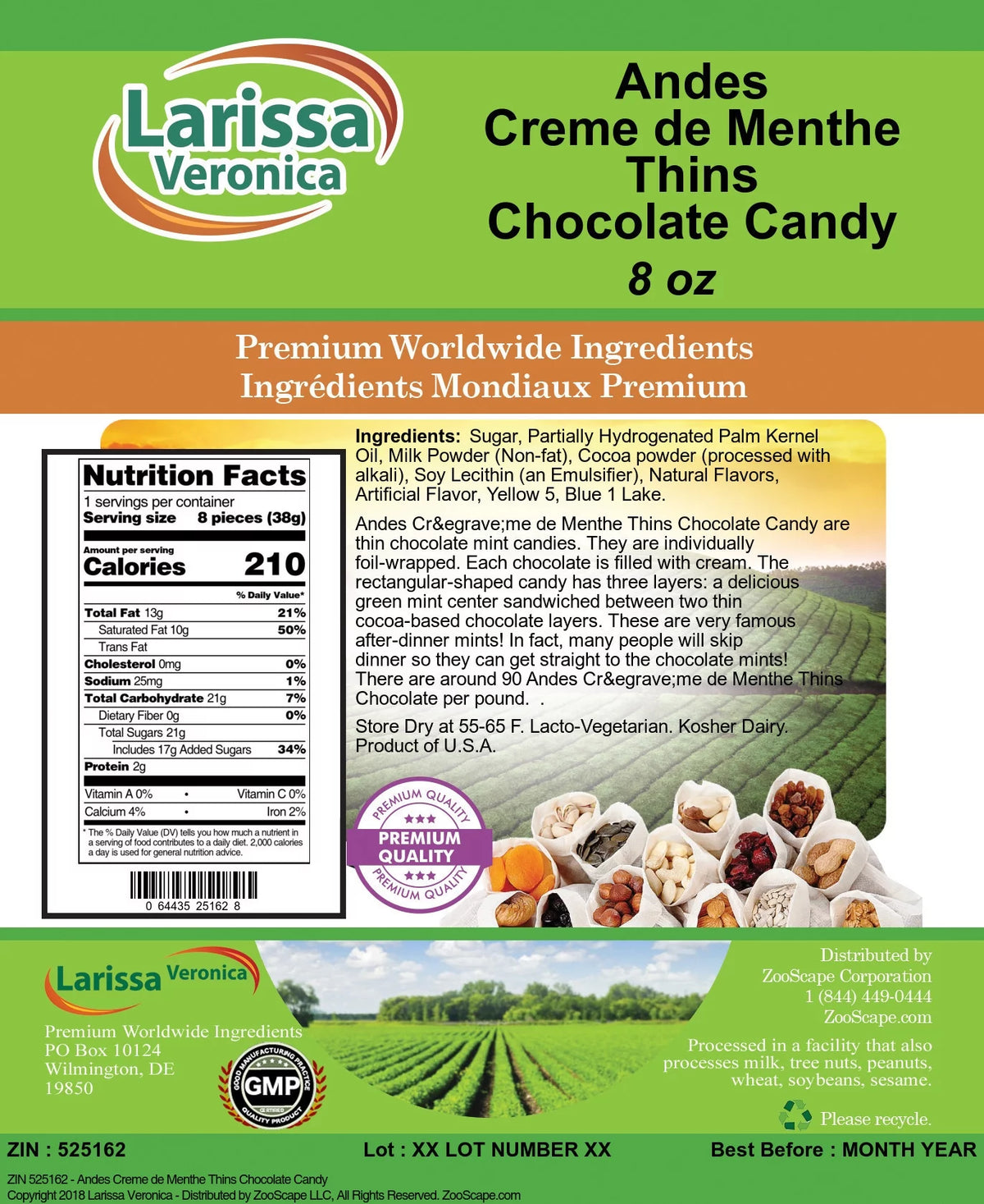 Chocolate Candy 8 oz 2-Pack U222844