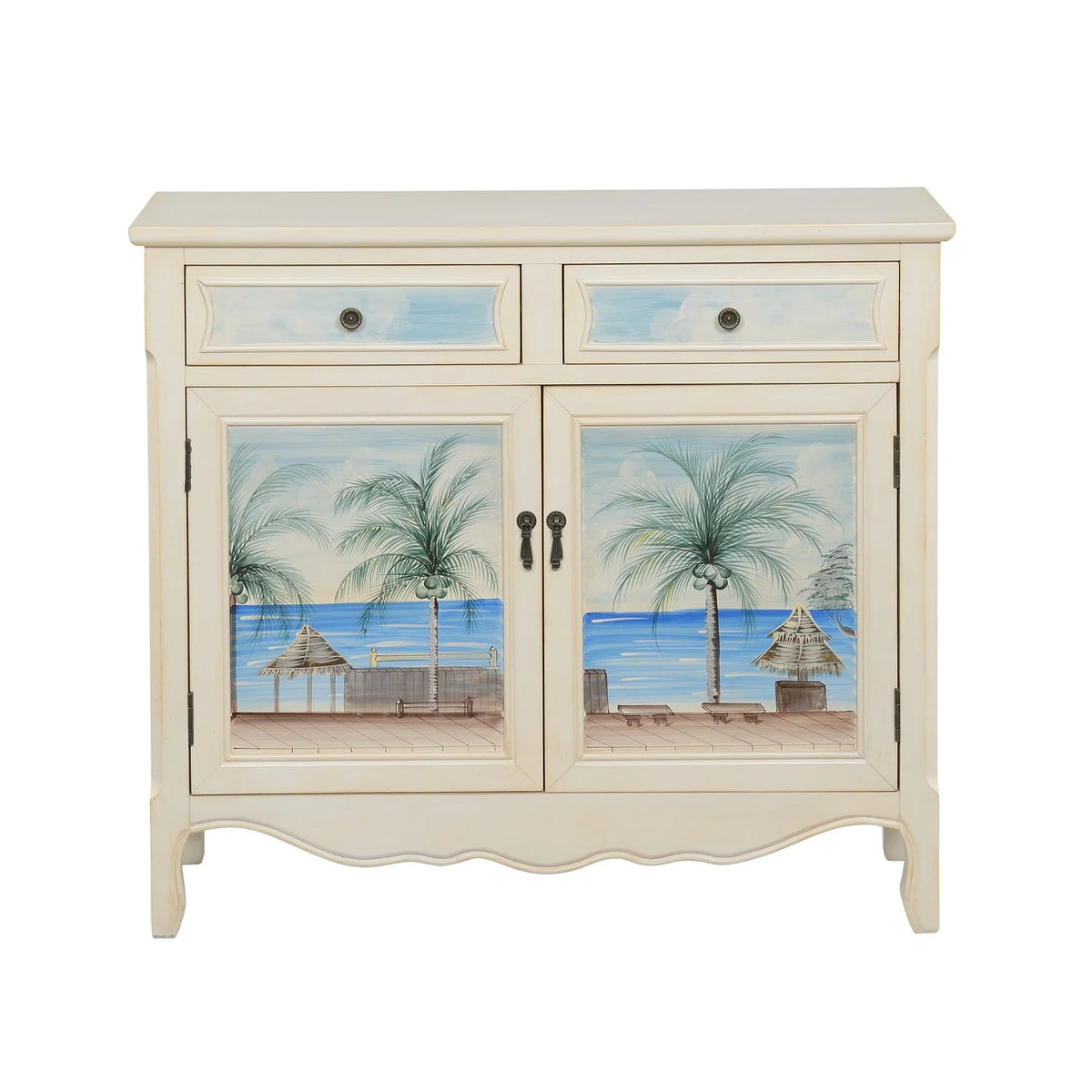 Two Drawer Two Door Cupboard G300909