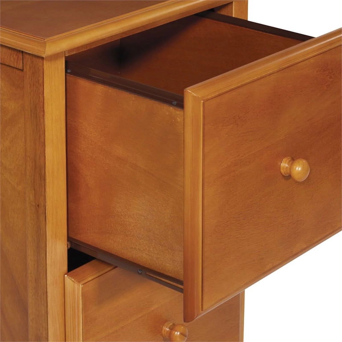 2 Drawer Wood File Cabinet in Antique Cherry B228263