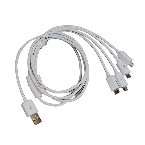 4in1 USB Male to Micro USB Male Charging Cable H875312