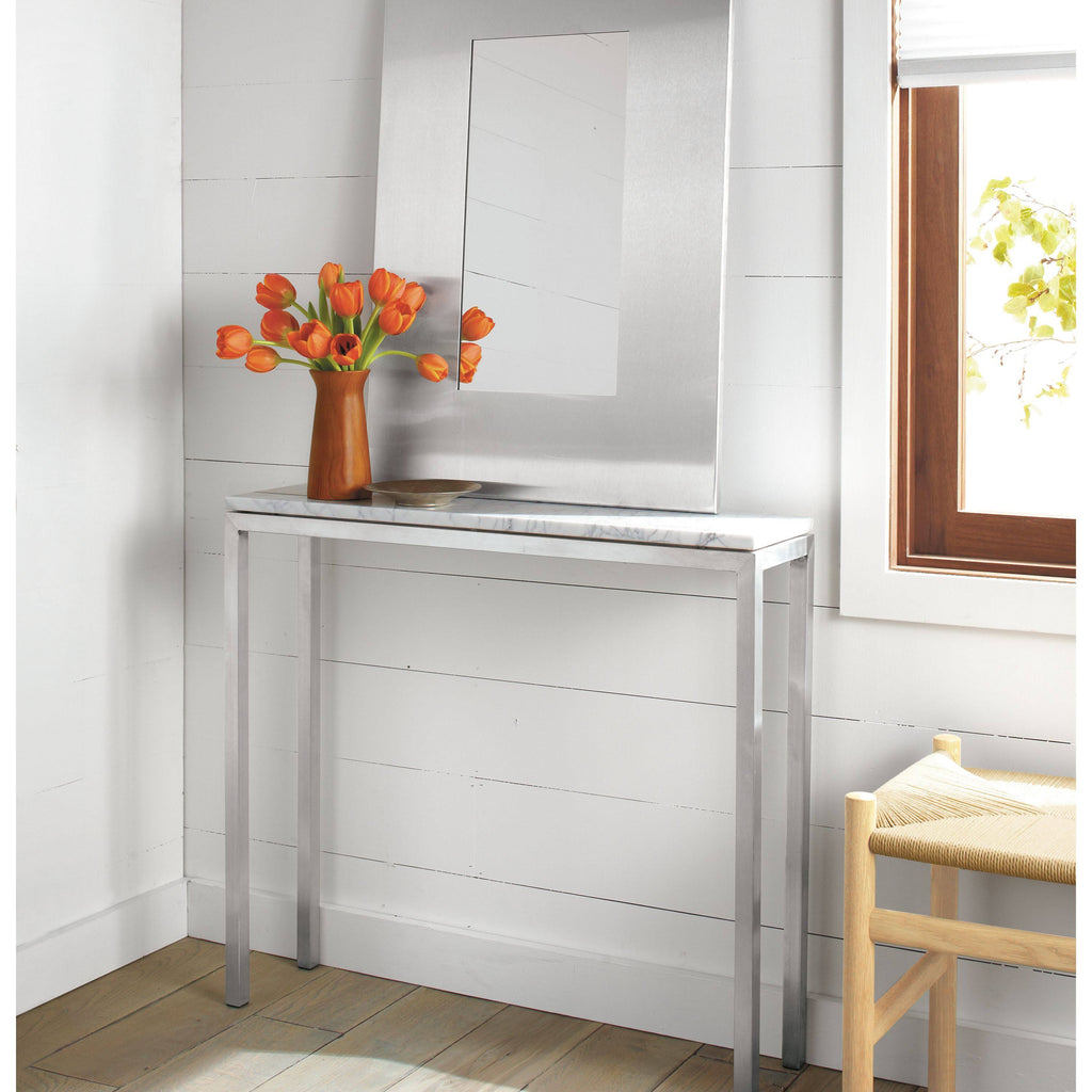 White Oak Parsons Console Table I1106