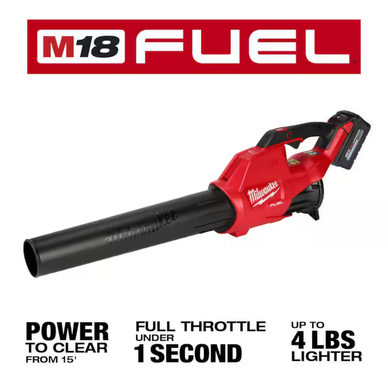 120 MPH 450 CFM 18-Volt Cordless Handheld Blower Kit with Hedge Trimmer A832008