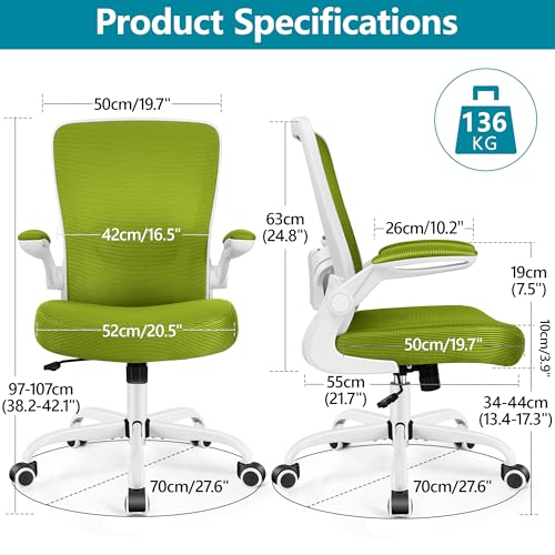 Ergonomic Mesh Office Chair with Lumbar Support Black E71933
