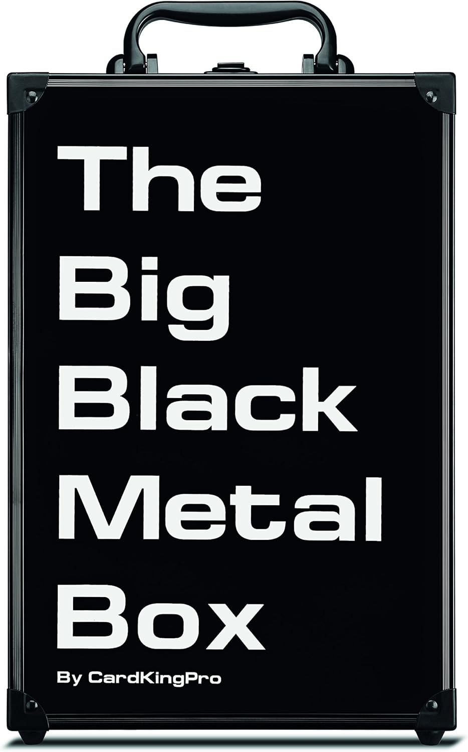 Black Metal Card Case with 8 Dividers Z833194
