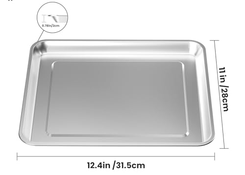 Stainless Steel Baking Tray Pan and Air Fryer Basket Q156955