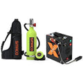 Mini Scuba Tank 1.0L Capacity Portable Diving Gear Emergency Backup Diving Tank Q32237