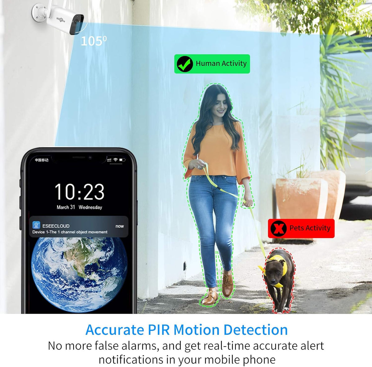 3MP Battery Powered Security Camera W2334
