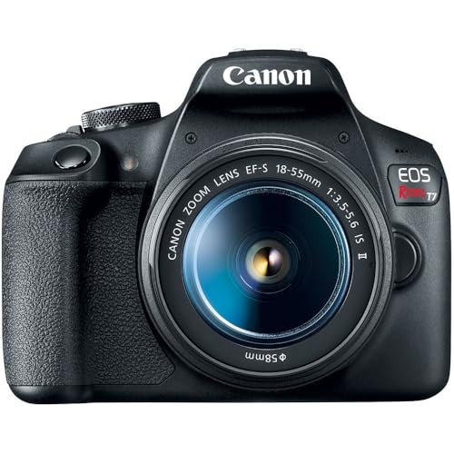 Canon EOS Rebel T7 DSLR Camera with 18-55mm Lens (5 Items) O62042