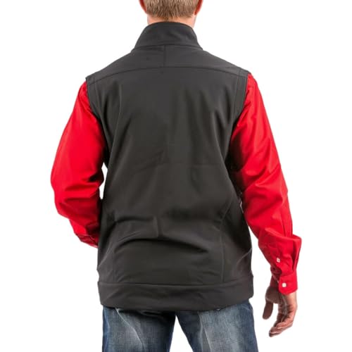 Men's Bonded Softshell Vest with Concealed Carry Pockets I90049