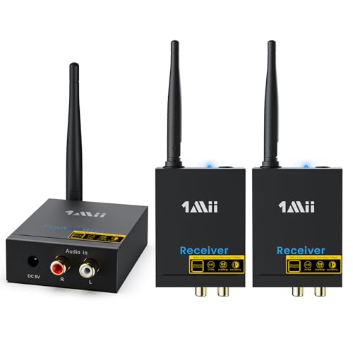 2.4Ghz Wireless Audio Transmitter Receiver with RCA Out/Input D784432