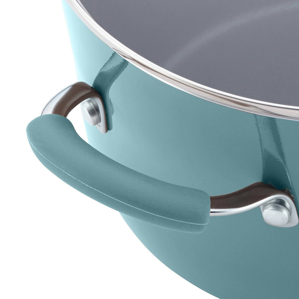 8-Quart Nonstick Covered Pasta Pot with Pour Spout Q505218