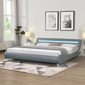 Faux Leather Upholstered King Size Bed Frame N589341
