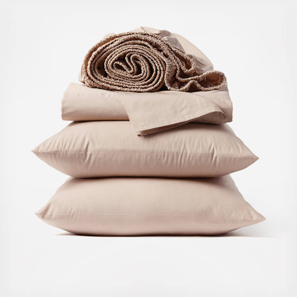 300 Thread Count Organic Percale Sheet Set Full I492