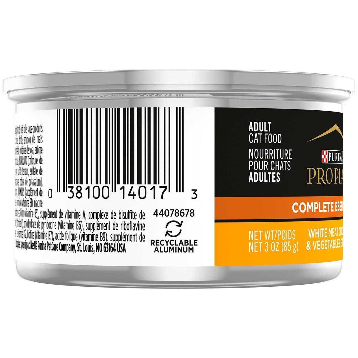 White Meat Chicken & Vegetable Entree in Gravy Cat Food D453842