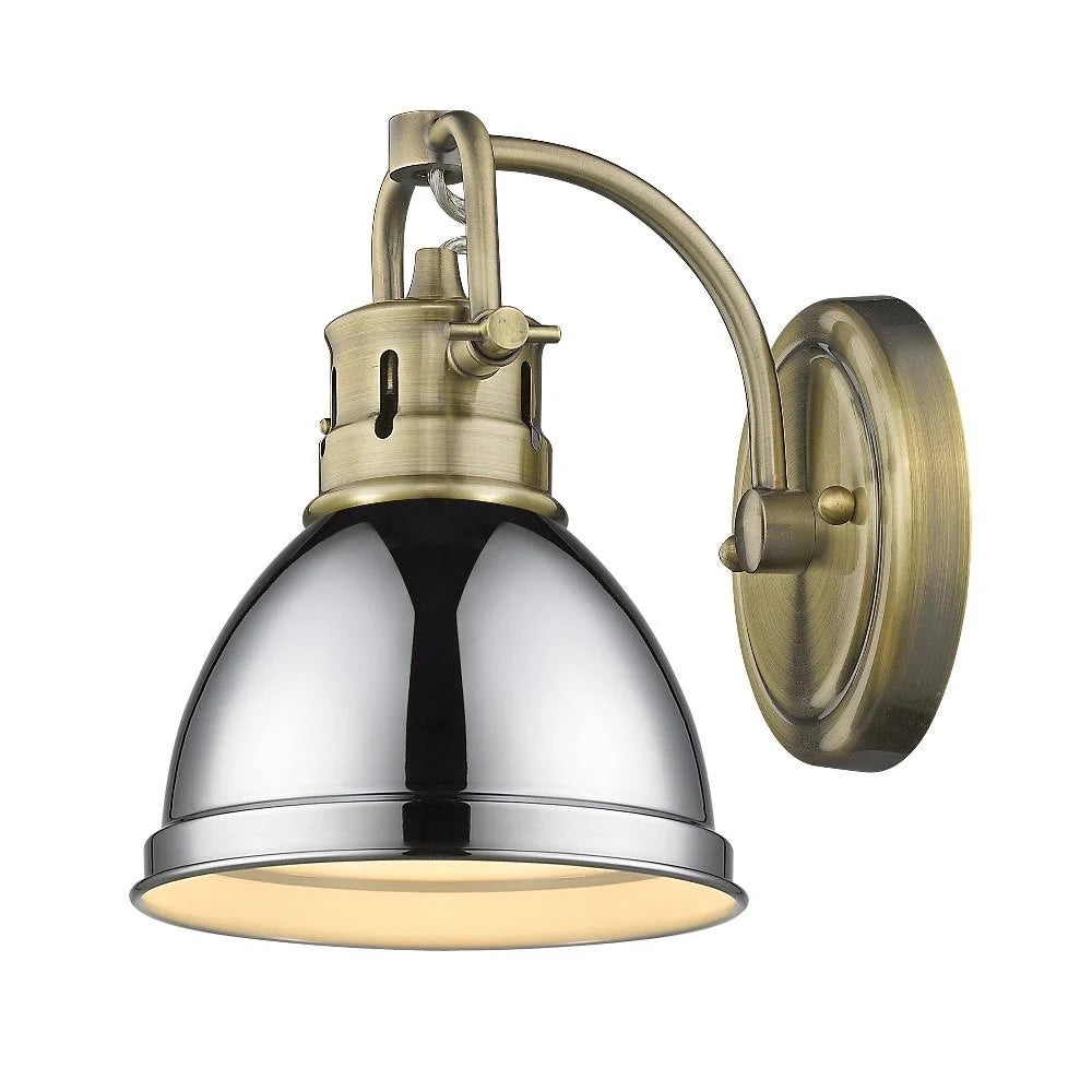 Chrome/Black 1 Light Bath Vanity N8161