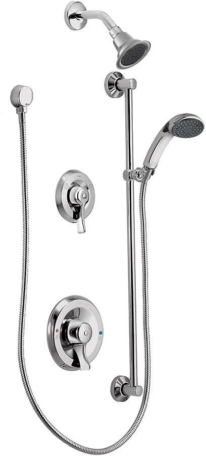 Chrome Pressure Balancing Shower and Handshower Trim Y1482
